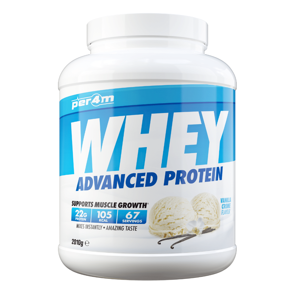 Vanilla Cream Per4m Protein Powder - Advanced Whey Formula 2.01kg 67 Serving Tubs