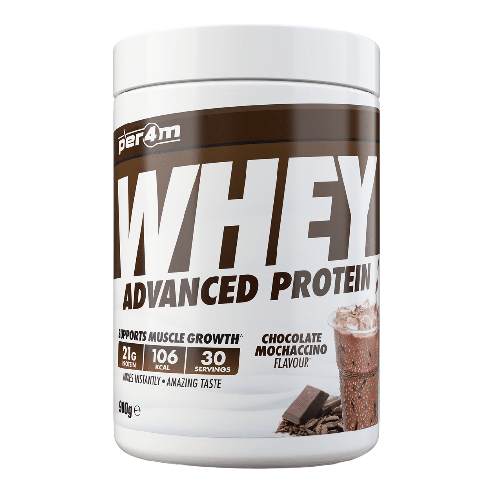 Mochaccino and Chocolate Advanced Whey by PER4M Nutrition UK - 30 Servings