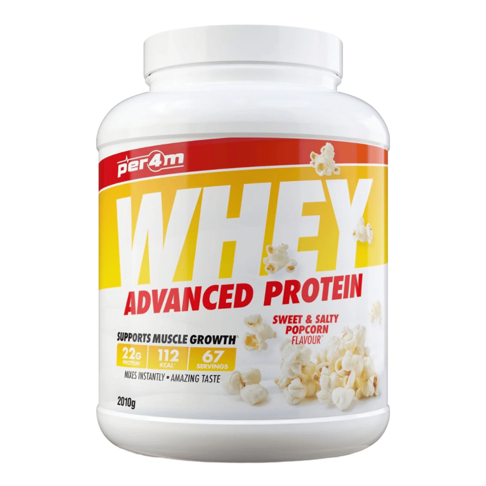 Sweet and Salty Popcorn Per4m Nutrition Whey - 67 Serving Tubs - Protein Package UK