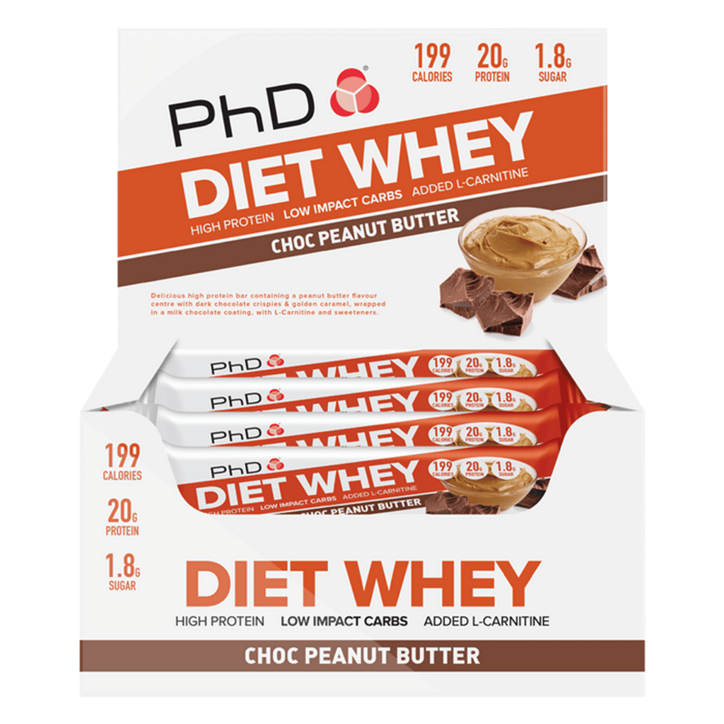 PhD Nutrition Diet Whey Protein Bar Box (12 Bars), Protein Bars, PhD Nutrition, Protein Package Protein Package Pick and Mix Protein UK
