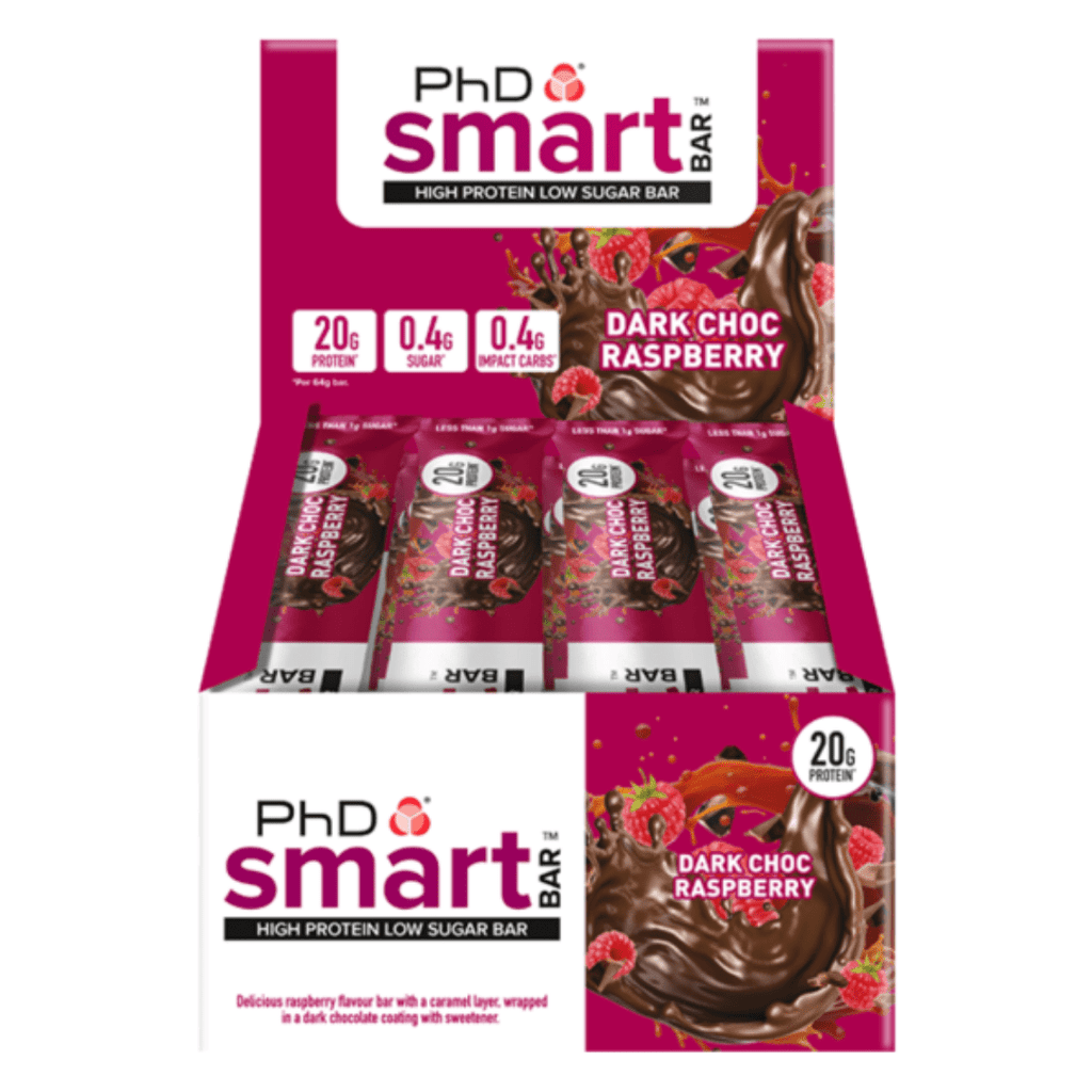 PhD Nutrition SMART Protein Bar Dark Chocolate Raspberry - Protein Package