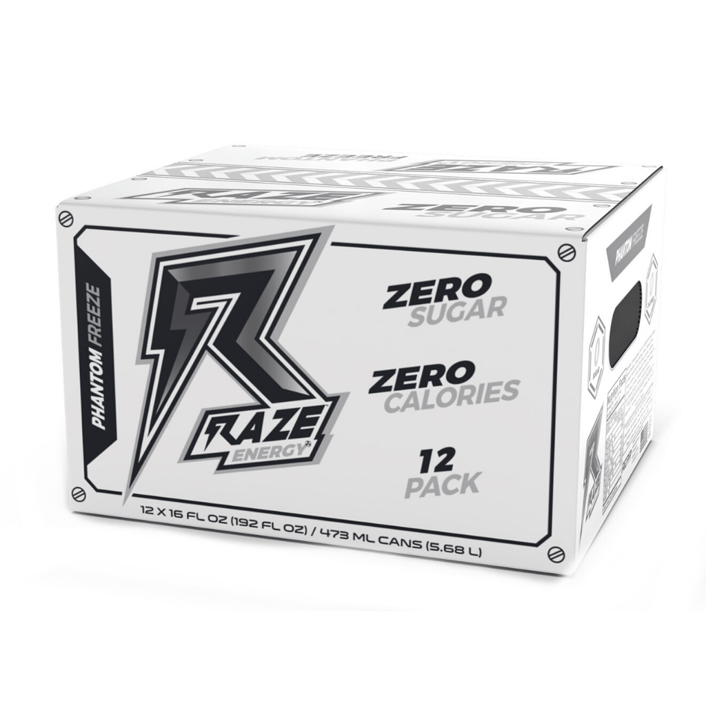 RAZE Energy Drink Box (12 Cans), Energy Drinks, Raze Energy, Protein Package Protein Package Pick and Mix Protein UK