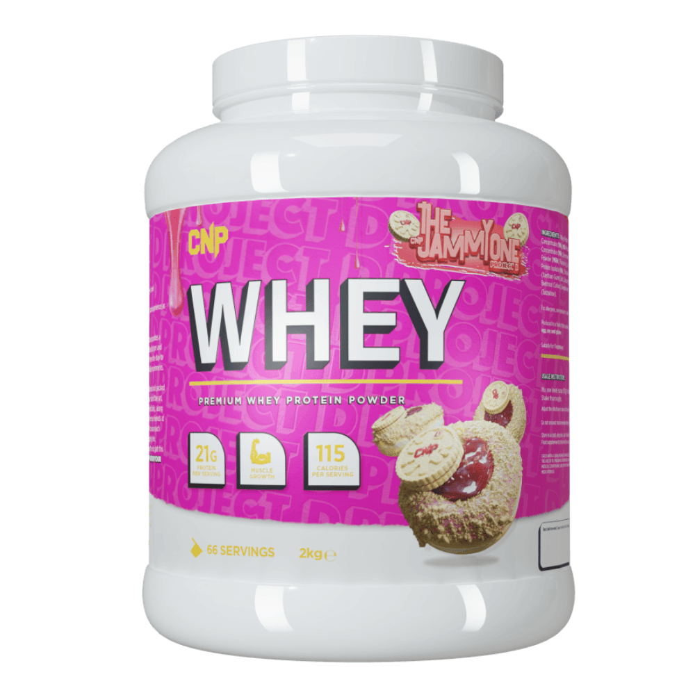 Jammy Doughnut Flavour Whey Protein Powder - By CNP and Project D - 2kg Tubs