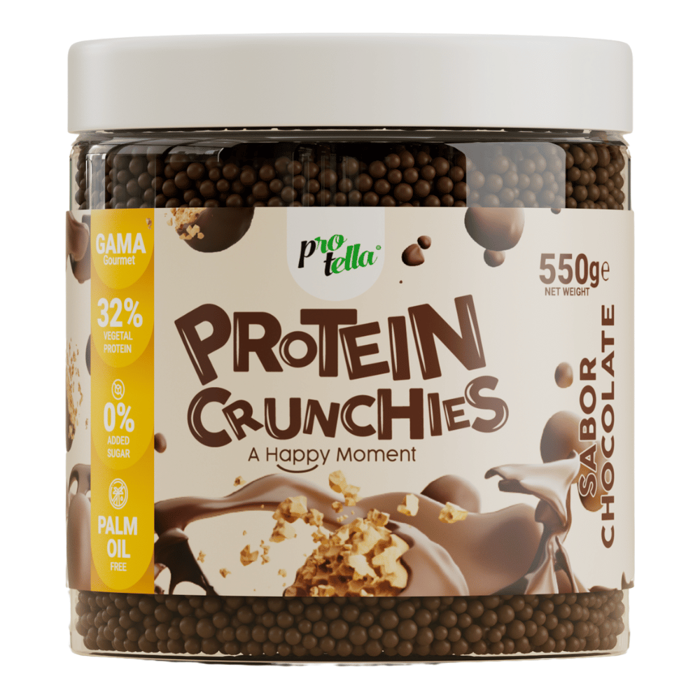 Protella Milk Chocolate Protein Crunchies - Protein Ball Toppings - 550g Tubs 