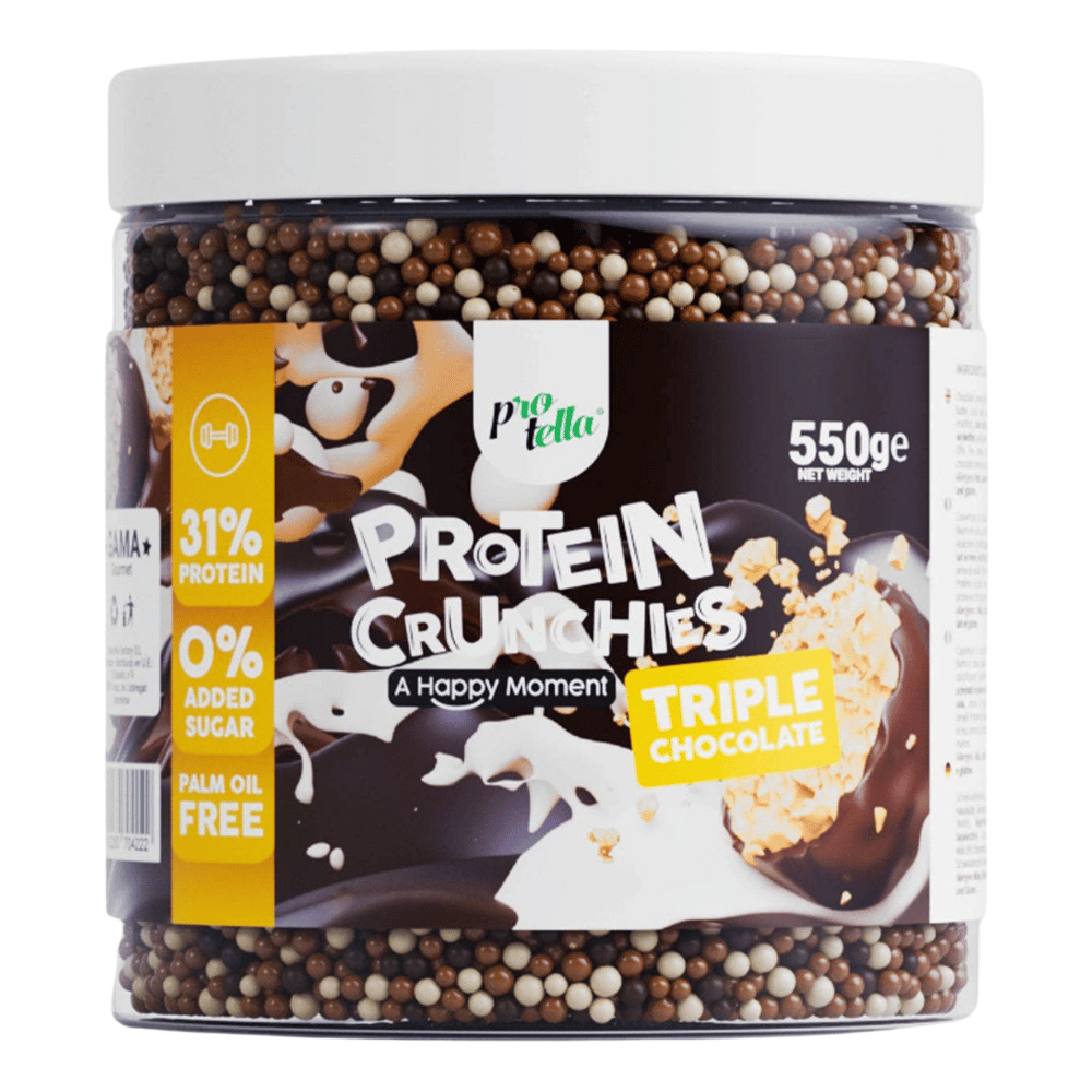 Protella Triple Chocolate High Protein Crunchy Ball Toppings - 550g (25 Servings)