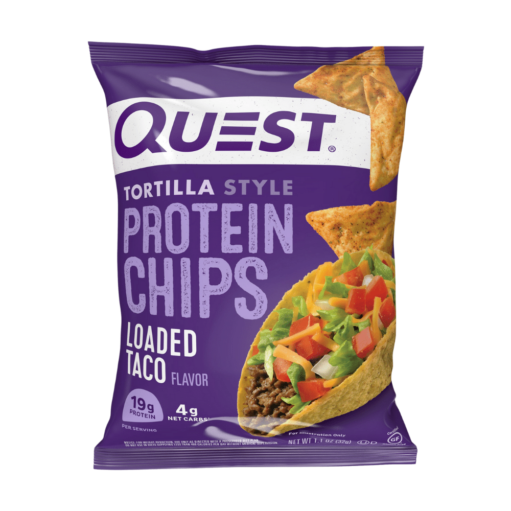 Loaded Taco Tortilla Style Protein Chips by Quest Nutrition UK - Protein Package
