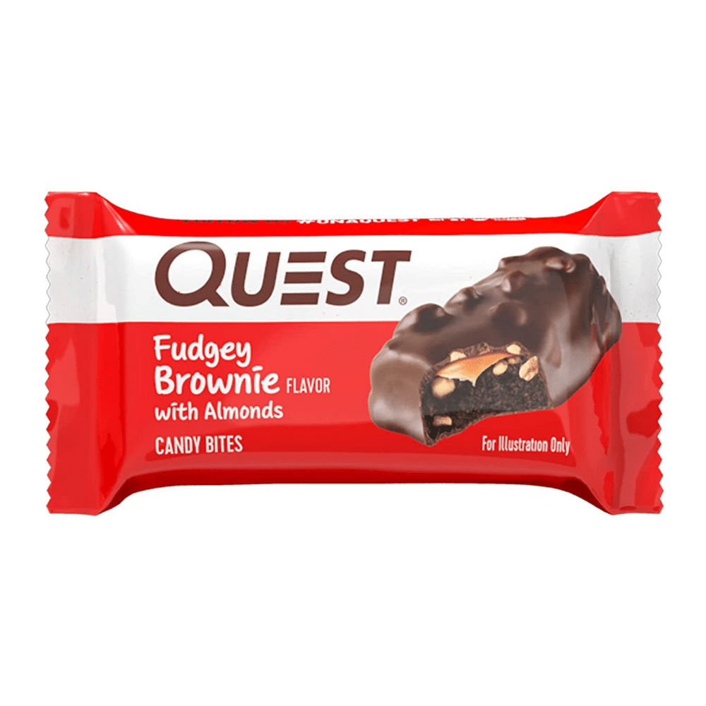 Fudge Brownie and Almond Quest Protein Candy Bites - Single 21-Gram Packets