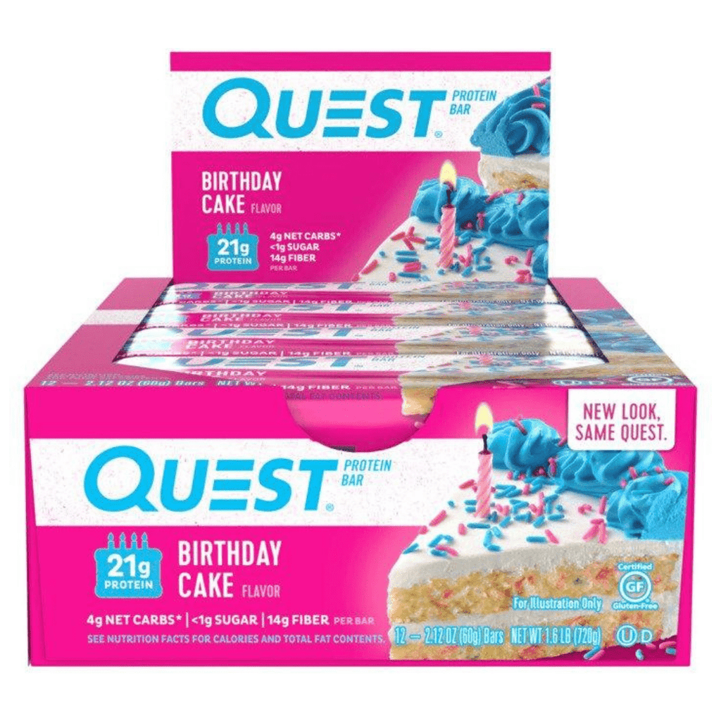 Quest Nutrition Protein Bar Birthday Cake - Protein Package