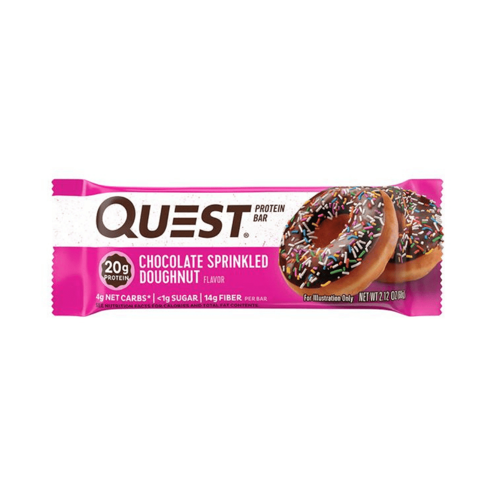 Quest Nutrition Protein Bar Chocolate Sprinkled Doughnut - Protein Package