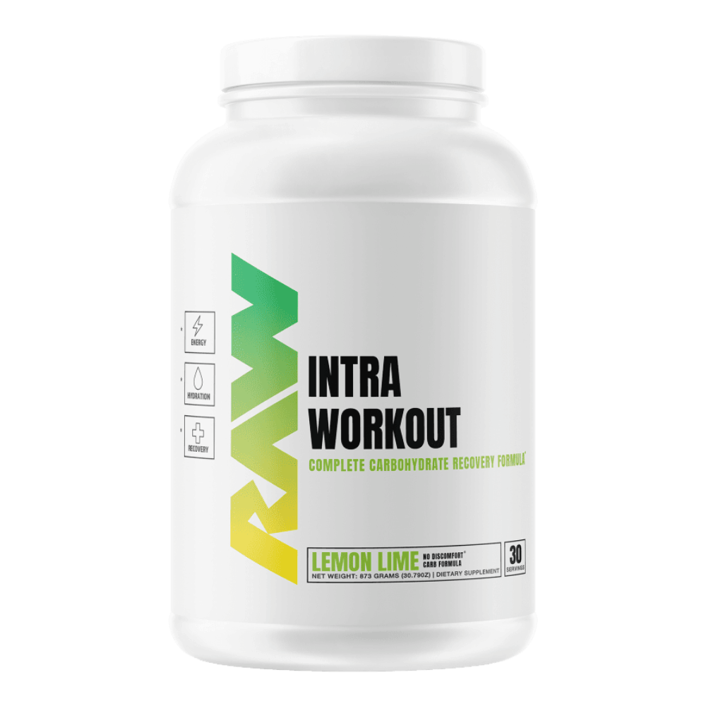 RAW Nutrition Intra-Workout UK - Lemon and Lime Flavour - 30 Serving Tub