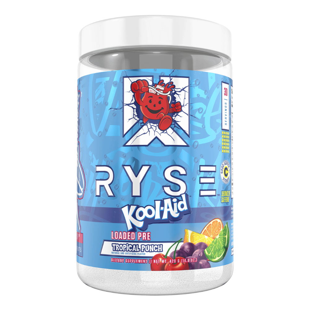 RYSE x Kool Aid Tropical Punch Loaded Pre-Workout - UK - 420g (30 Servings)
