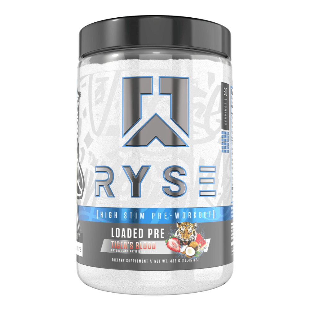 Tiger's Blood RYSE Supplements Loaded Pre-Workout UK - 438g (30 Servings)