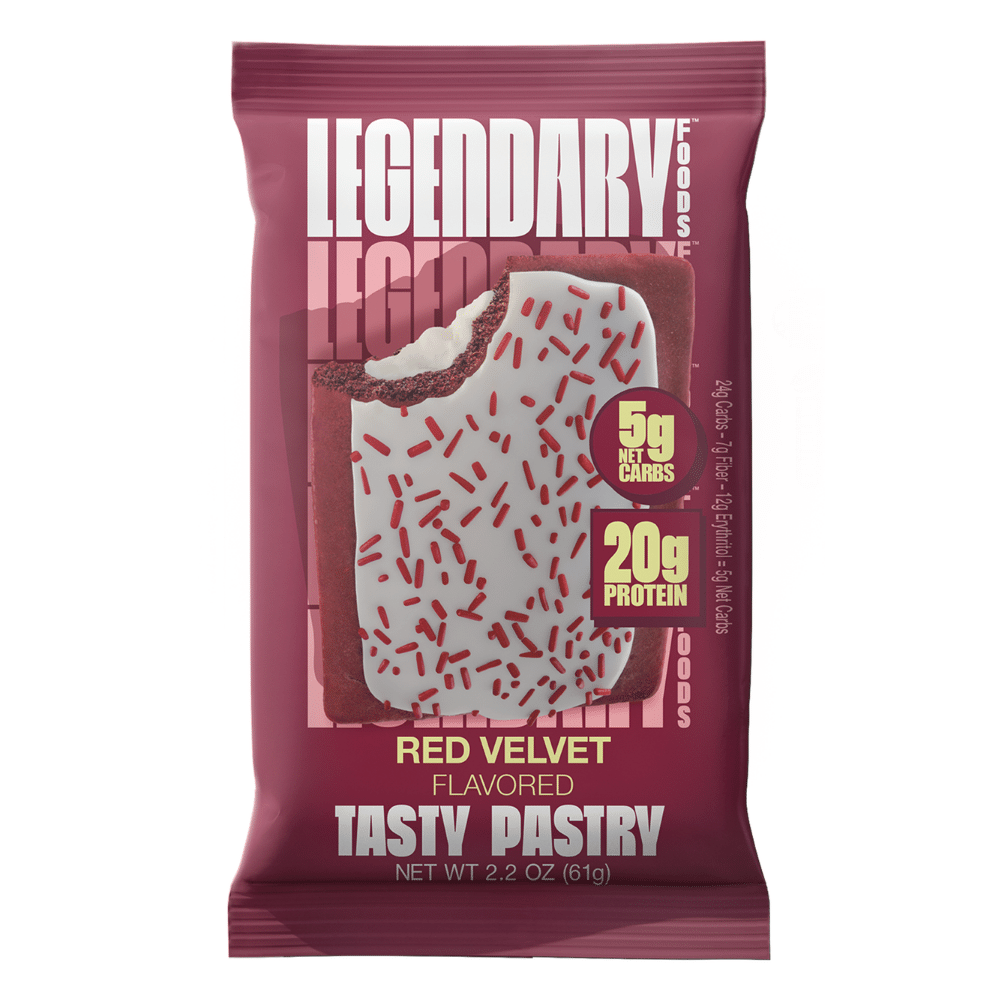 Legendary Foods Red Velvet Flavoured Protein Tarts - Single 61g Packs
