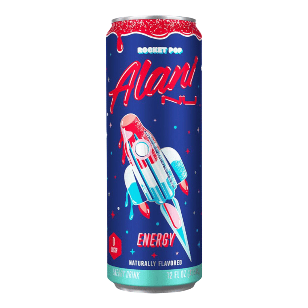 Alani Nu Rocket Pop Low Calorie Energy Drink (355ml Can UK)
