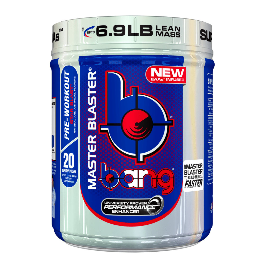 534g Star Blast Bang Energy Pre-Workout Master Blaster UK - 20 Servings - Protein Package - PreWorkout Powder