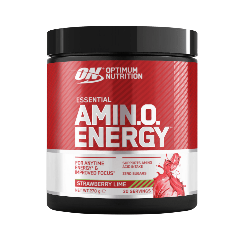 Strawberry and Lime Essential Amin.o. Acids BCAA Powder 270-Grams UK - Protein Package - 30 Servings