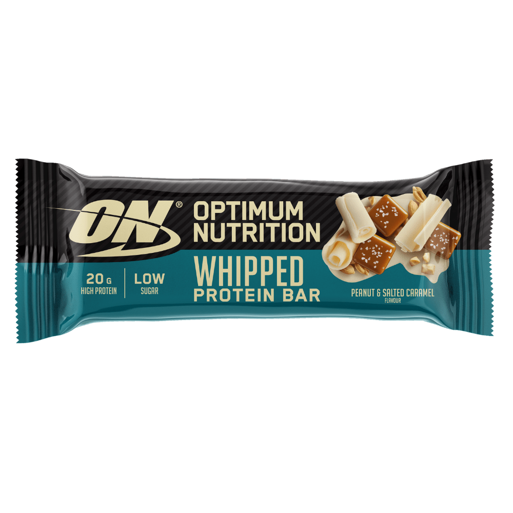 White Choc Peanut and Salted Caramel Optimum Nutrition Whipped Single Protein Bars (68-Grams)