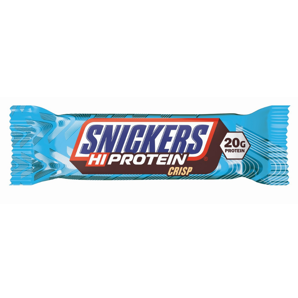 Chocolate Crisp Snickers Low Calorie Protein Bars - Pick and Mix Healthy Snacks UK - 1x55-Grams
