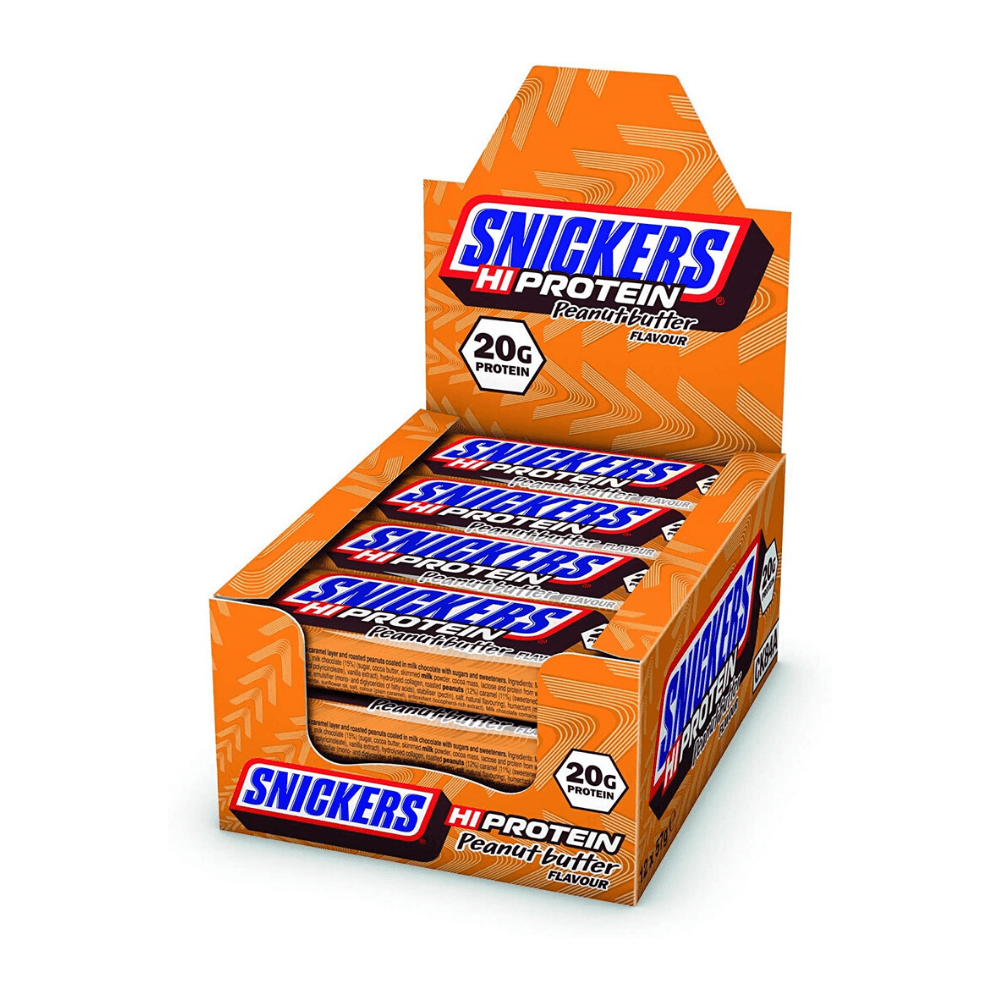 Cheap Peanut Butter Flavoured Snickers Limited-Edition High Protein Bars 12x57-Grams UK