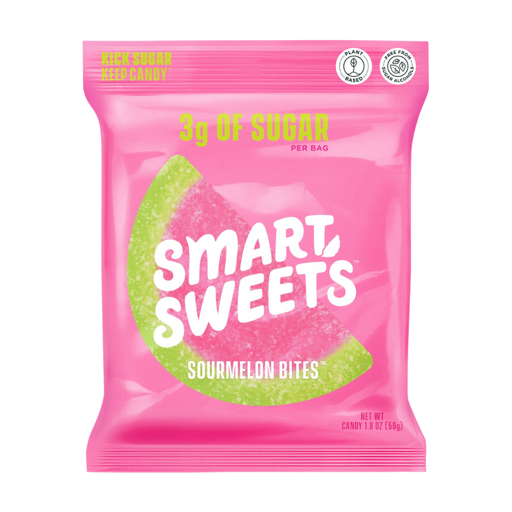 Smart Sweets UK Gluten-Free Sourmelon Bites - Low Sugar Sweets UK 