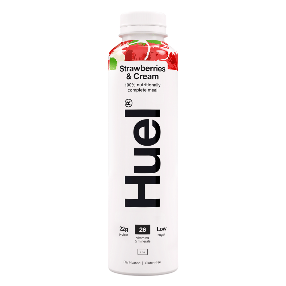 Huel Strawberries and Cream - Meal Replacement Protein Shakes - Single 500ml