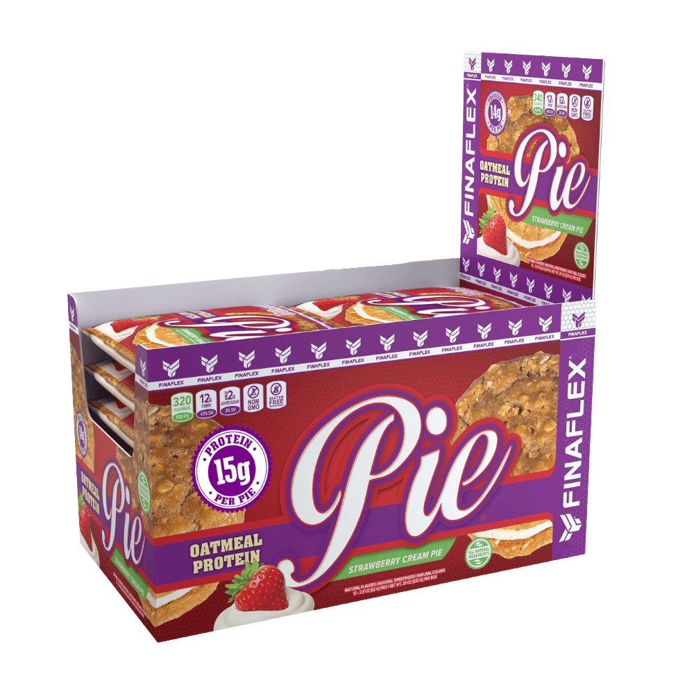 Strawberry Cream Pie Finaflex Oatmeal Sandwich Cookie Pies - Cheap Finaflex Protein Pies UK - Protein Package