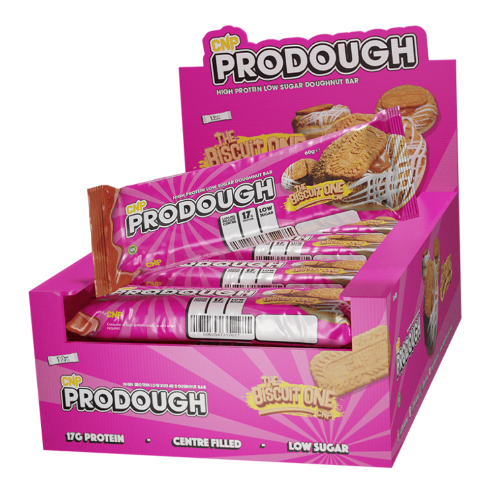 12x60g The Biscuit One CNP ProDough Protein Bars Boxes