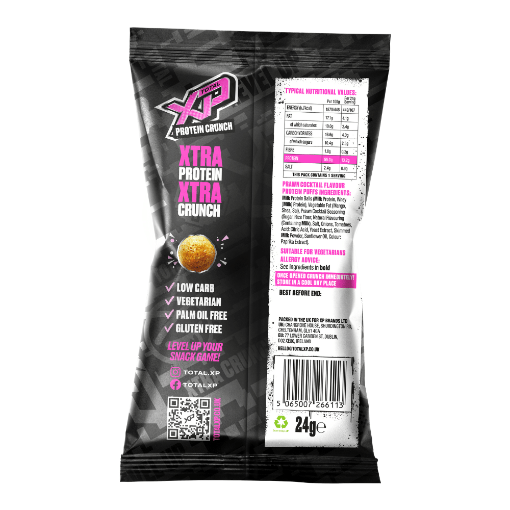 Total XP Protein Crunch - Ingredients and Nutrition - Single 24g Pack