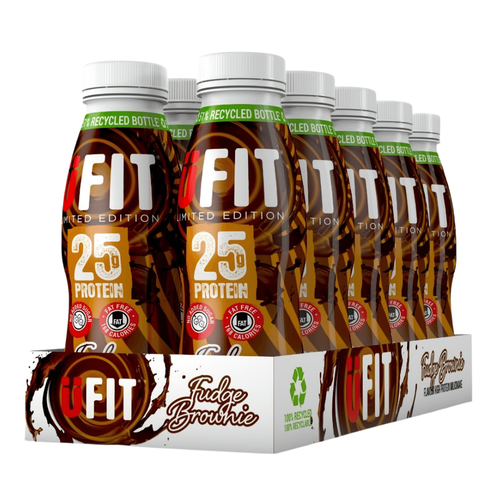 UFIT Fudge Brownie Protein Shakes UK - Fat Free and Low Calories