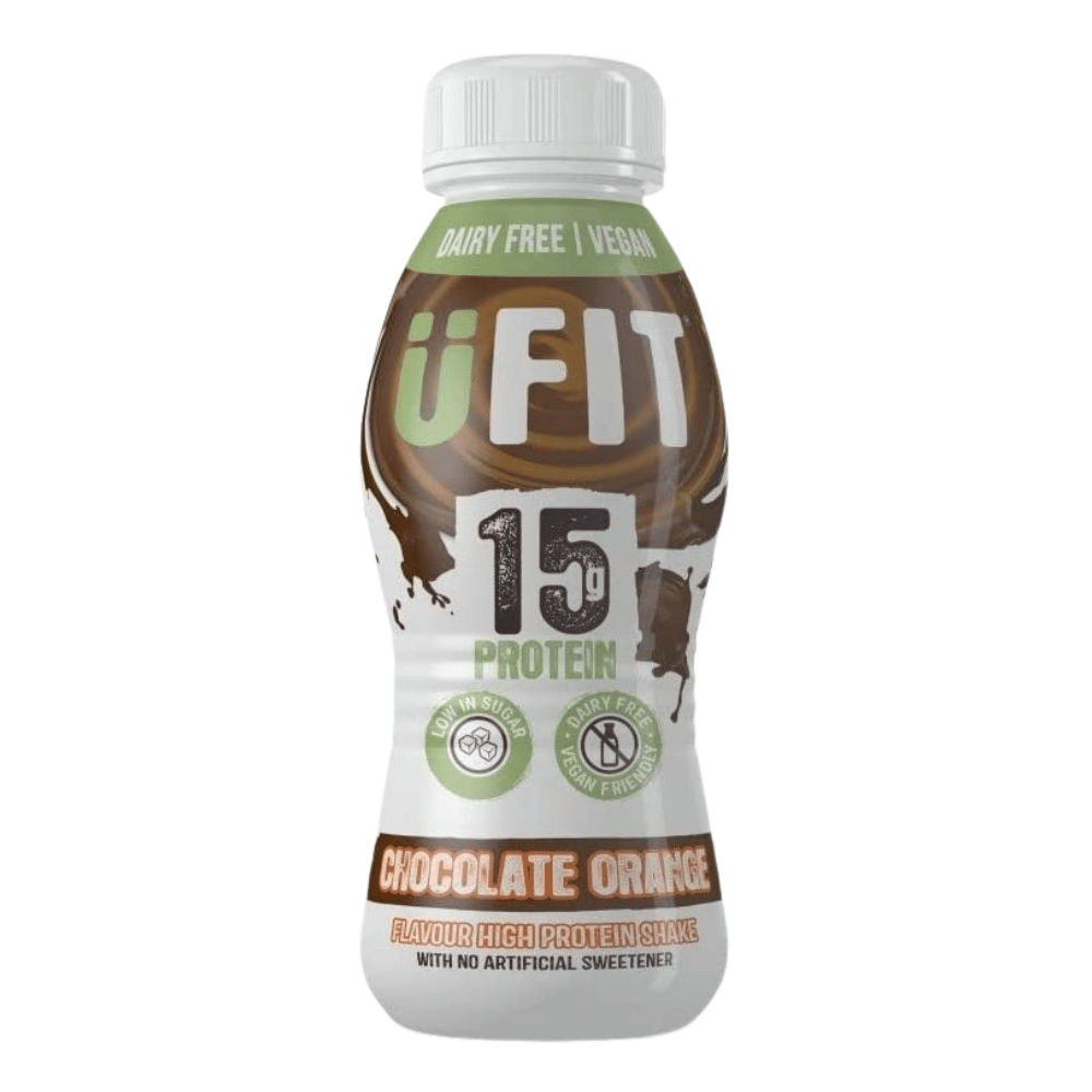 UFIT Vegan Shake - Chocolate Orange Flavour - 330ml Bottle