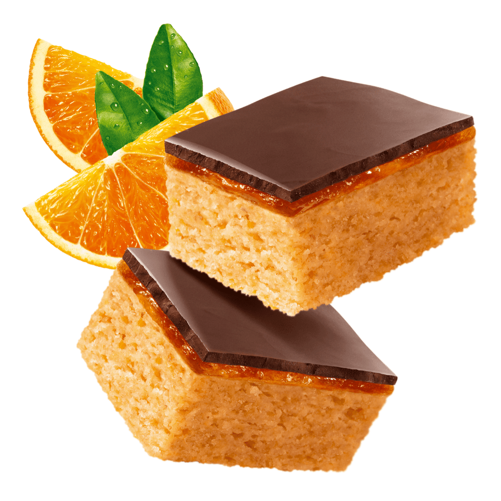 Inside the Fitbakes Chocolate Orange Jaffa Cake Protein Cakes - 58-Grams