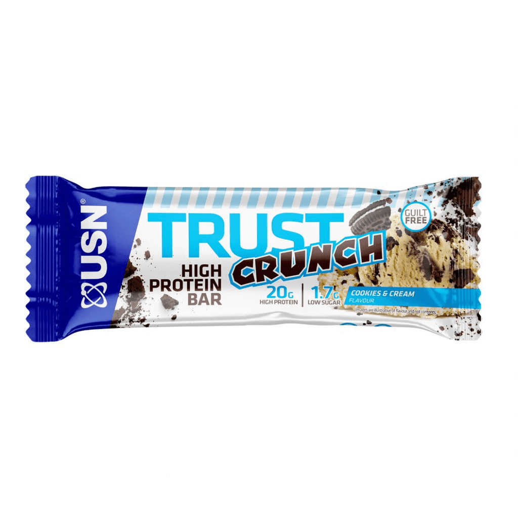 USN Trust Crunch Protein Bar Cookies & Cream - Protein Package
