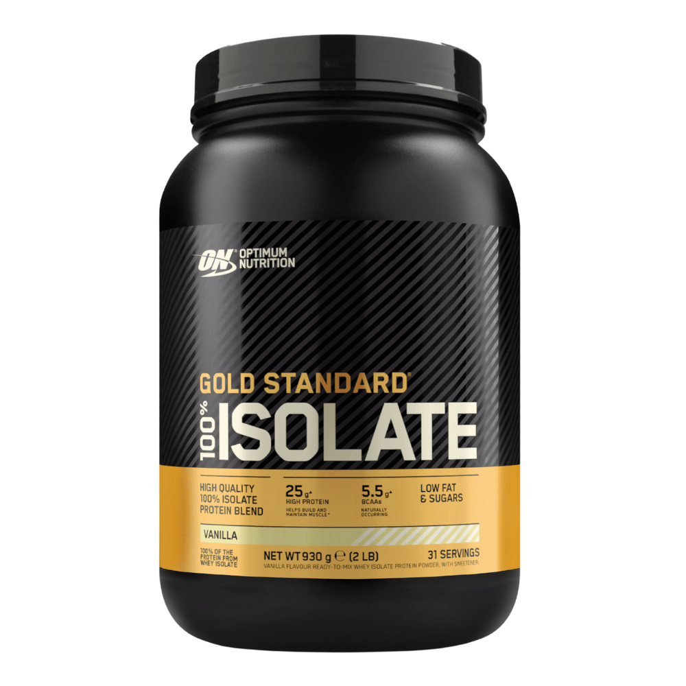 Optimum Nutritions Vanilla High Quality Isolate Protein Blend - 930g Tubs with 31 Servings
