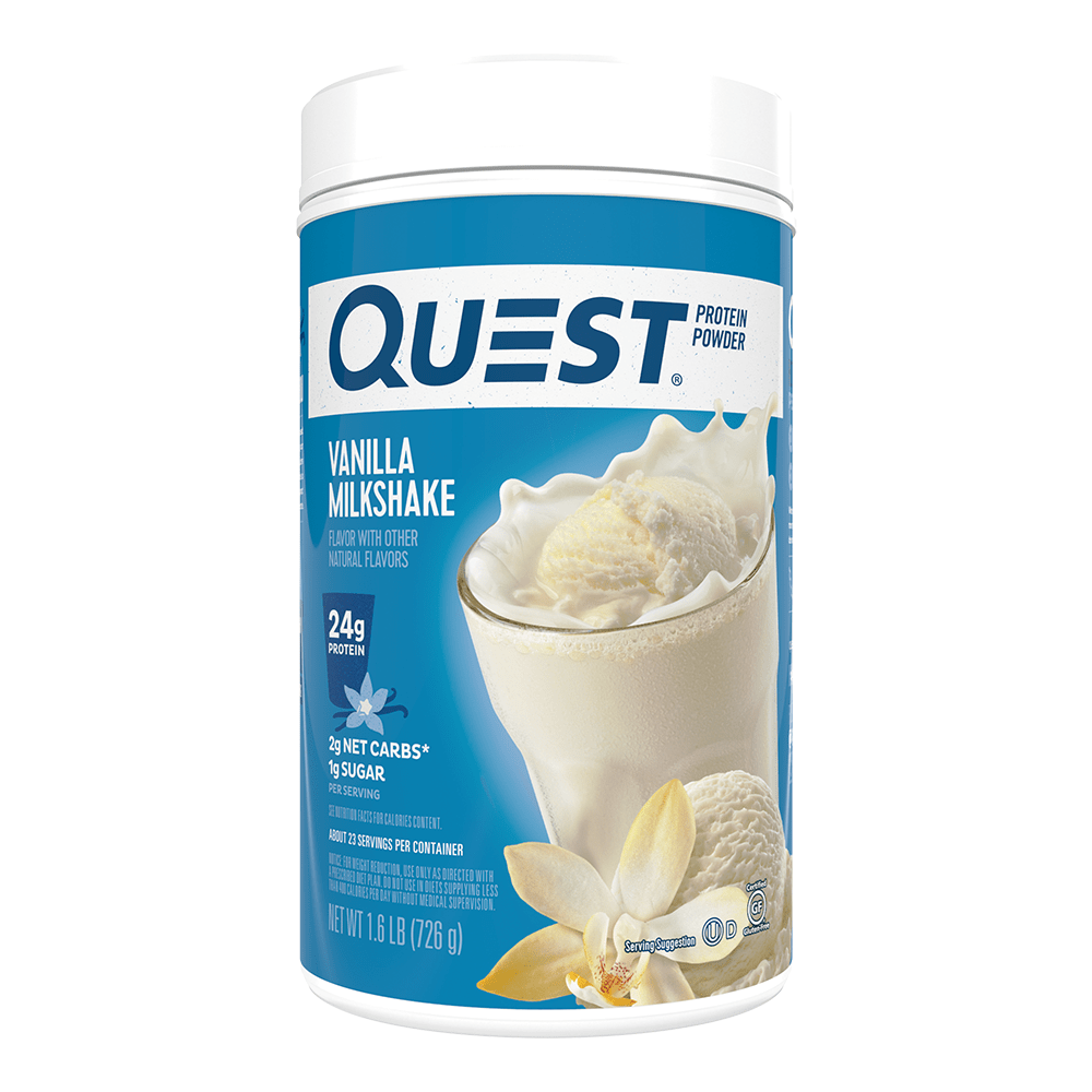 Vanilla Milkshake Quest Nutrition Mixed Blend Protein Powder