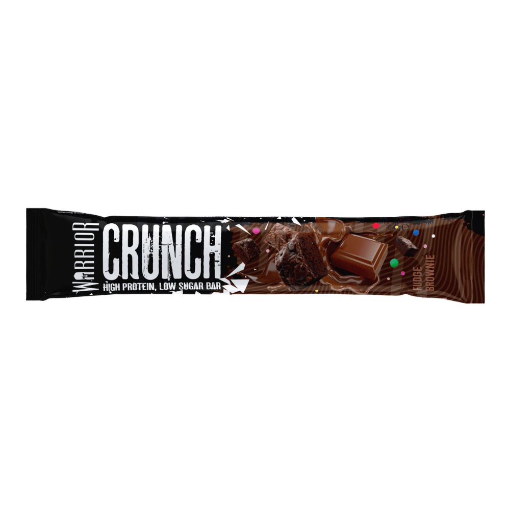 Fudge Brownie Flavoured Warrior Crunch Protein Bars - 1x64g