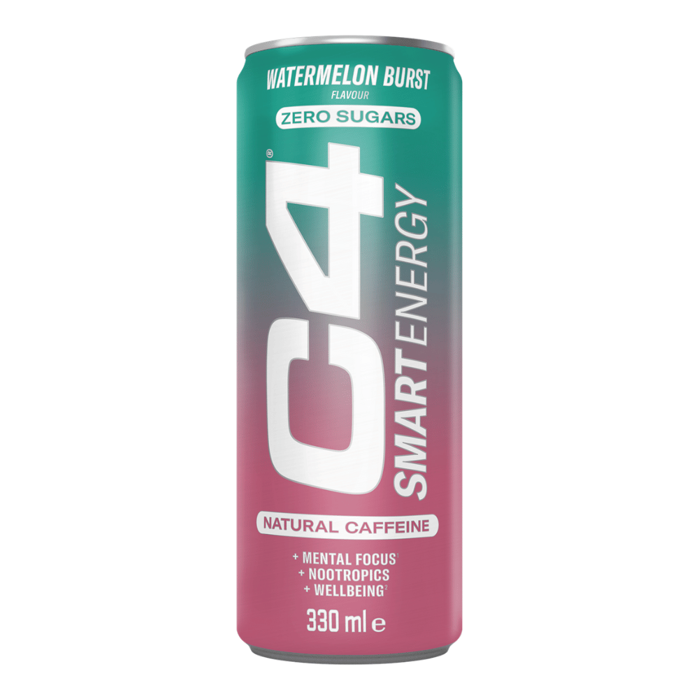 C4 Watermelon Smart Energy Drinks - Single Can (330ml)