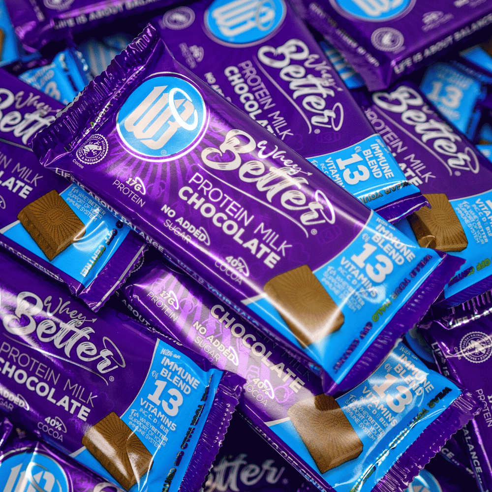 Whey Better Milk Chocolate Protein Bars 75g Protein Package Protein