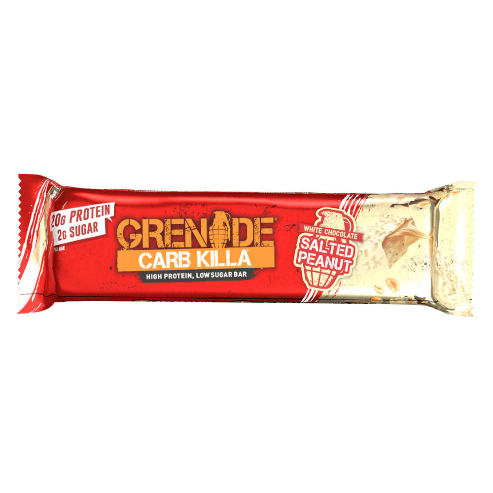 Grenade White Choc Salted Peanut Carb Killa 60-Gram Protein Bar - Pick and mix Grenade Carb Killa's UK 