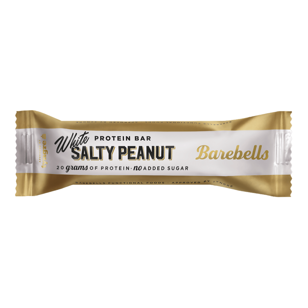Barebells White Chocolate Salted Peanut Flavoured No Added Sugar Protein Bars - 1x55g Bar