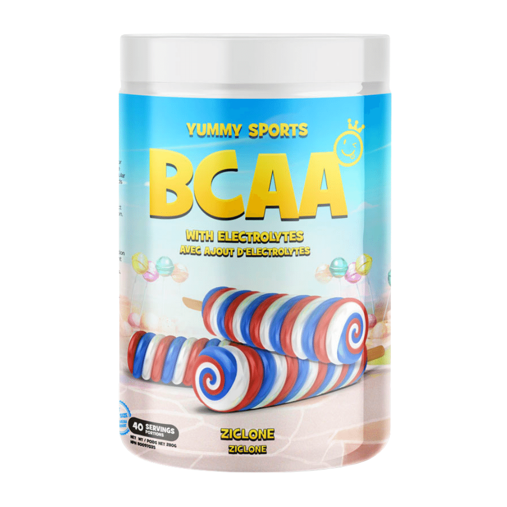 Ziclone BCAA Supplements With Electrolytes by Yummy Sports - 40 Serving Tubs