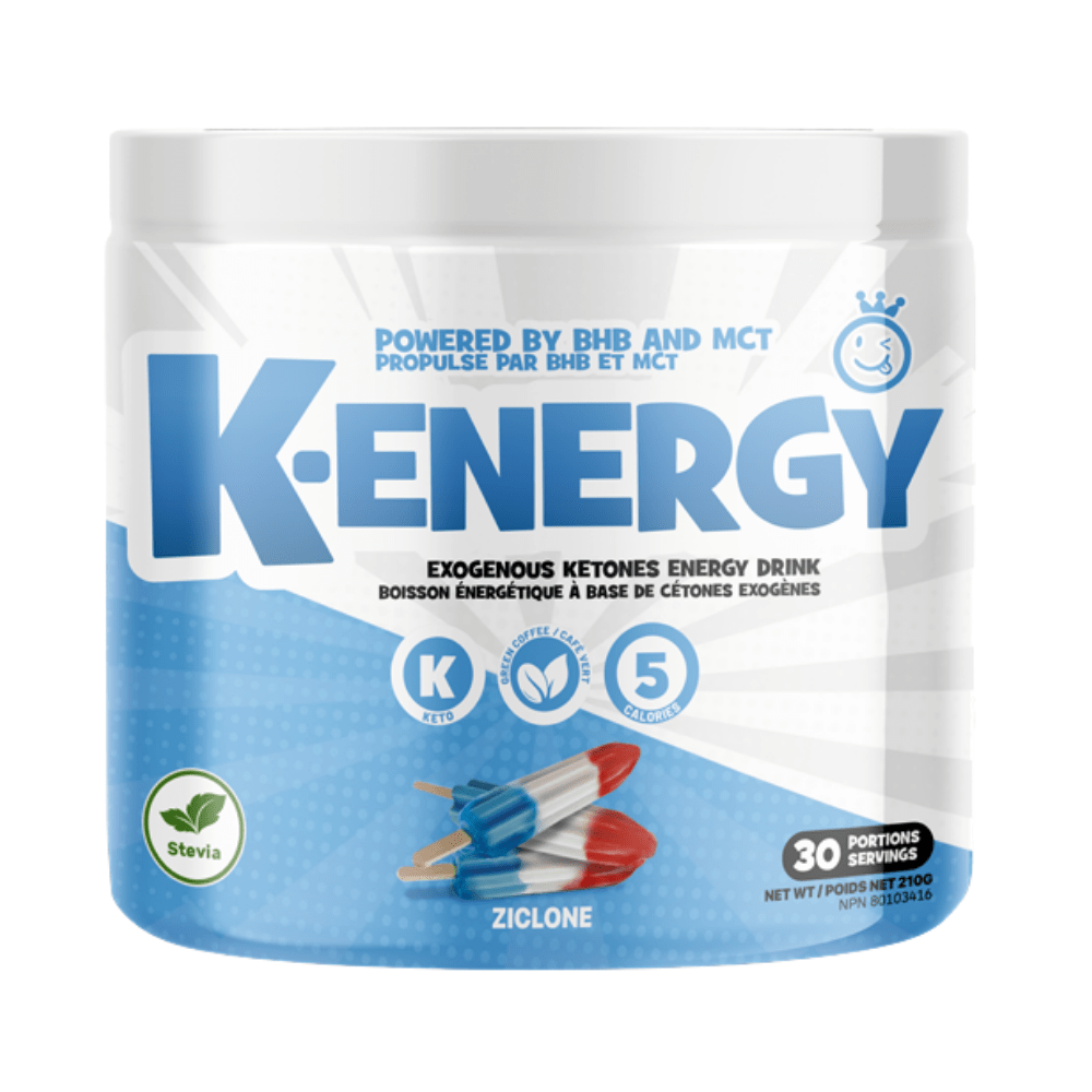 Ziclone Yummy Sports K-Energy Drink Mixture Powder 210g/30servings - Ketogenic Energy Drink UK