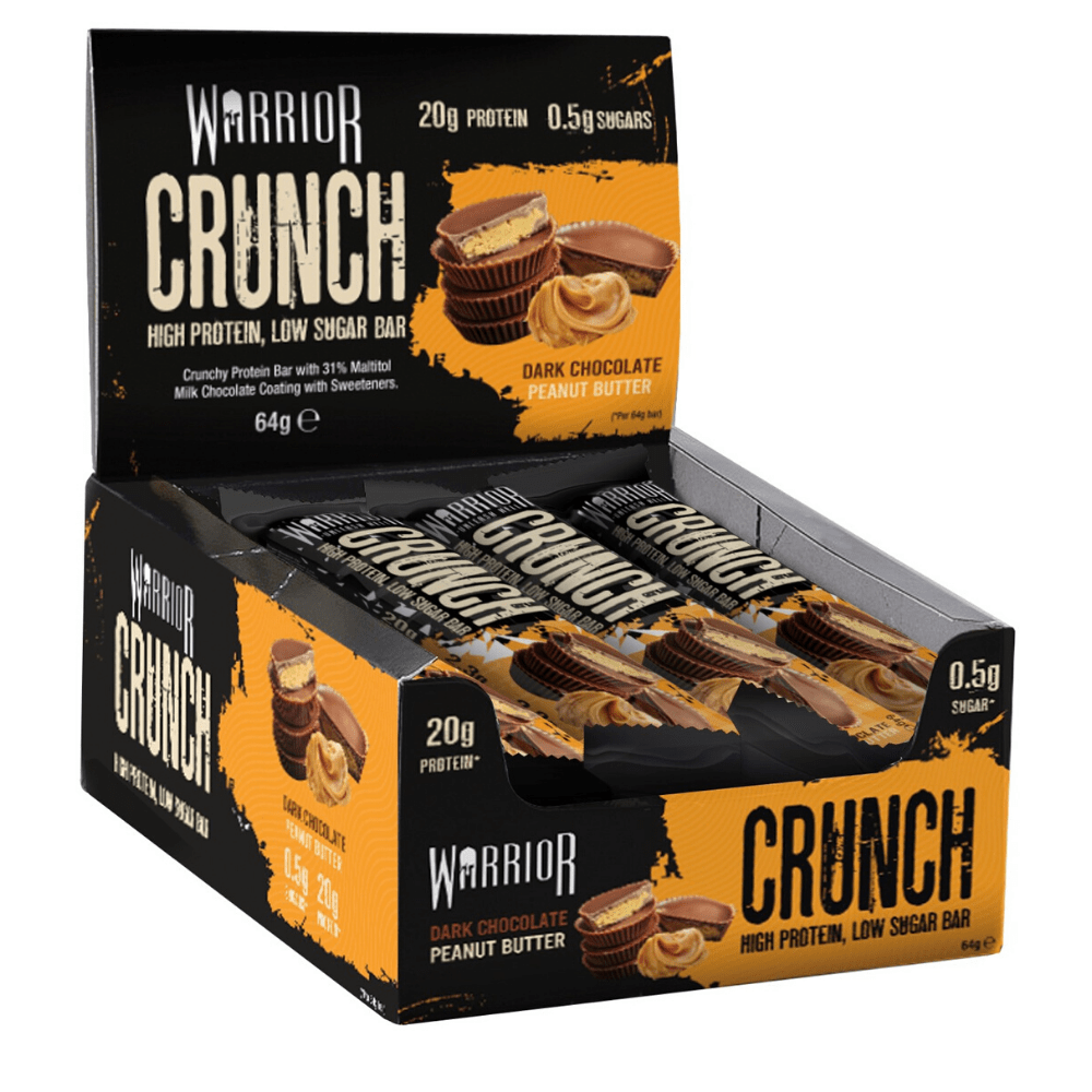 Warrior Crunch Protein Bar Dark Chocolate Peanut, Protein Bars, Warrior, Protein Package Protein Package Pick and Mix Protein UK
