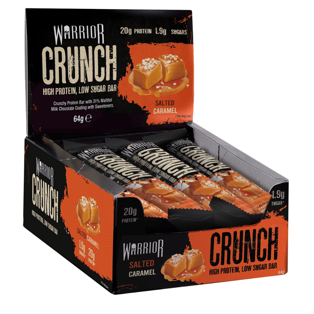Warrior Crunch Protein Bar Salted Caramel, Protein Bars, Warrior, Protein Package Protein Package Pick and Mix Protein UK